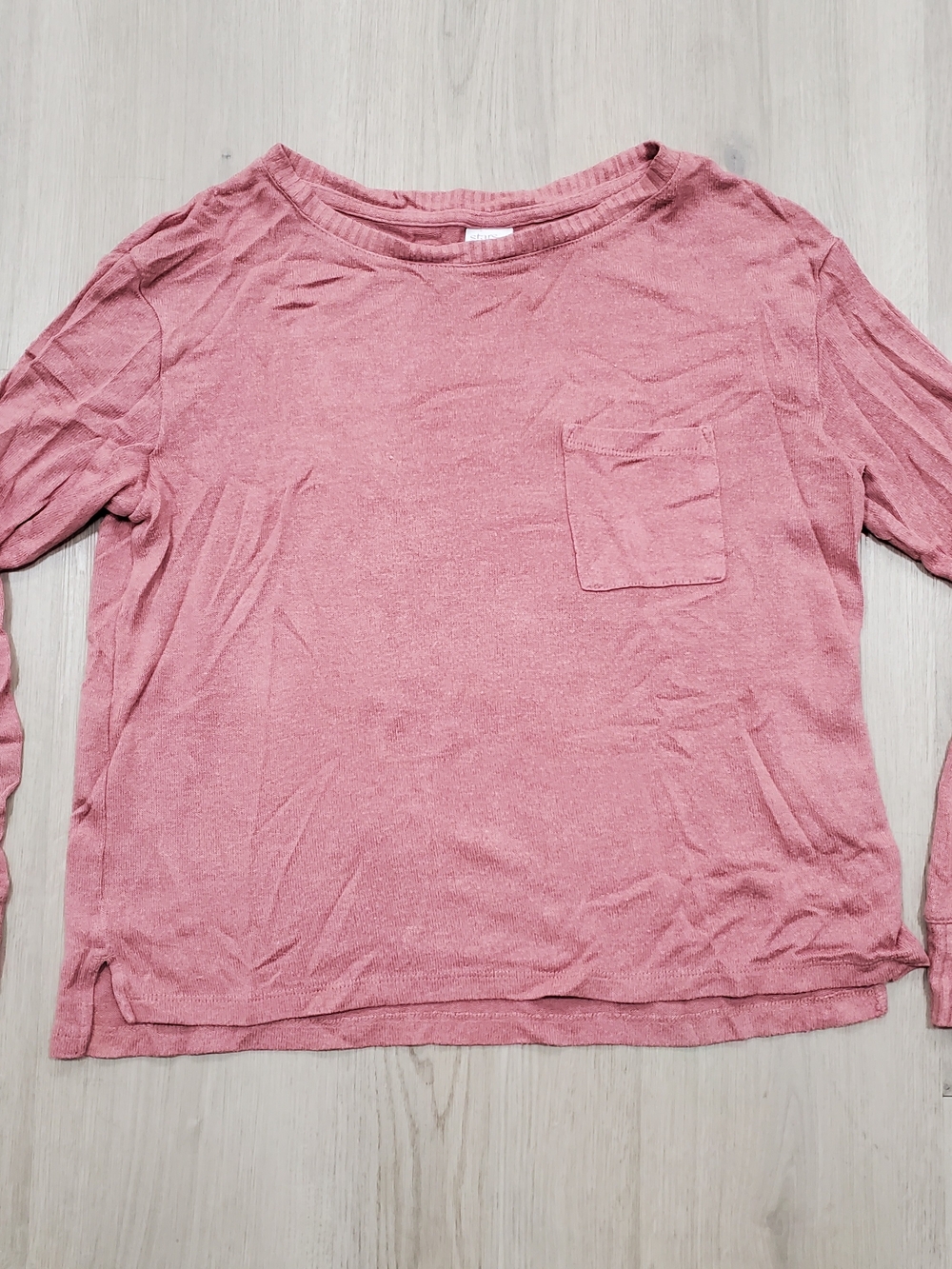 Super Soft Light-weight Dusty Rose Long Sleeve Knit Top